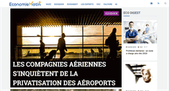 Desktop Screenshot of economiematin.fr