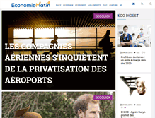Tablet Screenshot of economiematin.fr
